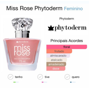 EAU COLOGNE MISS ROSE - 75 ML - PHYTODERM