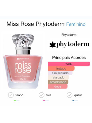 EAU COLOGNE MISS ROSE - 75 ML - PHYTODERM