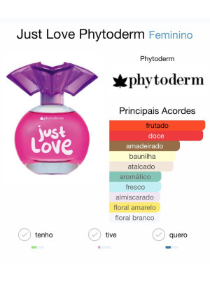 EAU COLOGNE JUST LOVE - 90 ML - PHYTODERM