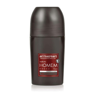 DESODORANTE ROLL-ON HOMEM SAGAZ - 75 ML - NATURA