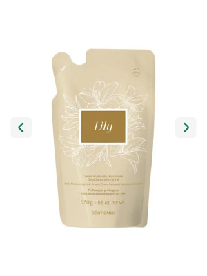 REFIL CREME ACETINADO LILY TRADICIONAL - 250 G - BOTICÁRIO