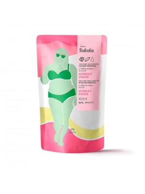 REFIL HIDRATANTE CORPORAL TODO DIA ACEROLA E HIBISCO - 400 ML - NATURA