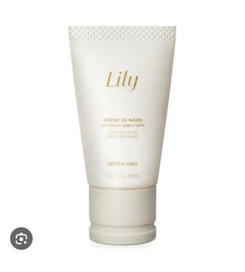 CREME PARA AS MÃOS LILY TRADICIONAL - 50 G - BOTICÁRIO CREME PARA AS MÃOS LILY TRADICIONAL - 50 G - BOTICÁRIO
