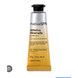 CREME PARA AS MÃOS NATIVA SPA AMEIXA DOURADA - 75 G - BOTICÁRIO