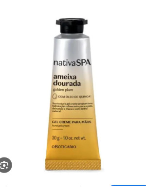 CREME PARA AS MÃOS NATIVA SPA AMEIXA DOURADA - 75 G - BOTICÁRIO