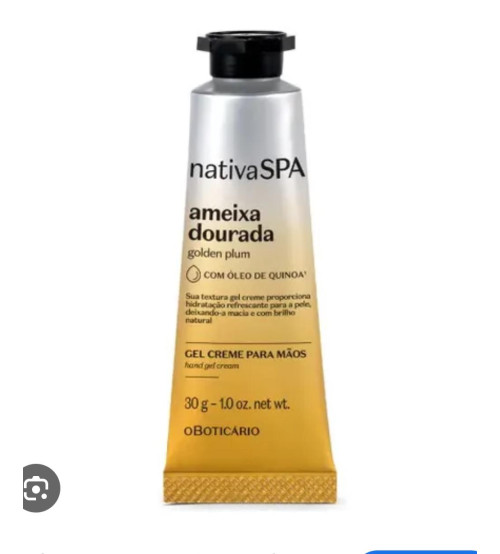 CREME PARA AS MÃOS NATIVA SPA AMEIXA DOURADA - 75 G - BOTICÁRIO CREME PARA AS MÃOS NATIVA SPA AMEIXA DOURADA - 75 G - BOTICÁRIO