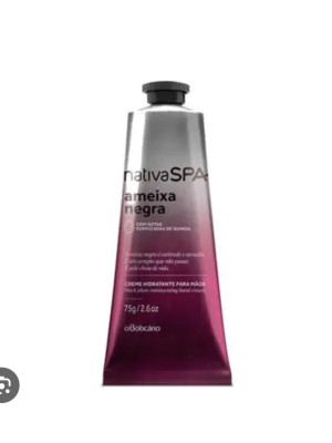 CREME PARA AS MÃOS NATIVA SPA AMEIXA NEGRA - 75 G - BOTICÁRIO