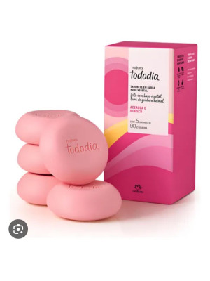 SABONETE TODO DIA ACEROLA E HIBISCO 5 UN - 90 G - NATURA