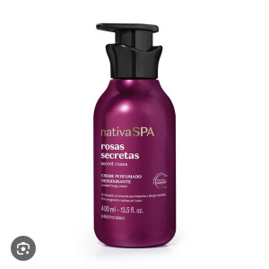 HIDRATANTE CORPORAL NATIVA SPA ROSAS SECRETAS - 400 ML - BOTICÁRIO