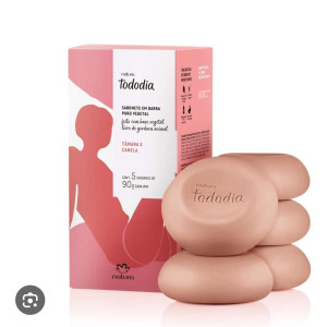 SABONETE BARRA TODO DIA TAMARA E CANELA 5 UN - 90 G - NATURA