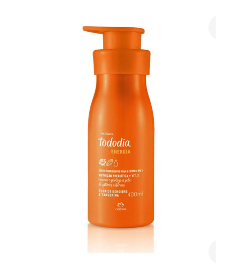 HIDRATANTE CORPORAL TODO DIA GENGIBRE E TANGERINA - 400 ML - NATURA HIDRATANTE CORPORAL TODO DIA GENGIBRE E TANGERINA - 400 ML - NATURA