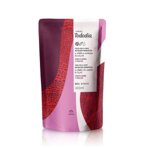 REFIL HIDRATANTE TODO DIA CEREJA NEGRA E PRALINE - 400 ML - NATURA