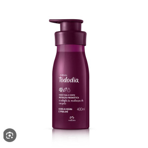 HIDRATANTE CORPORAL TODO DIA CEREJA NEGRA E PRALINE - 400 ML - NATURA
