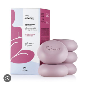 SABONETE BARRA TODO DIA AMORA E JABUTICABA 5 UN - 90 G - NATURA